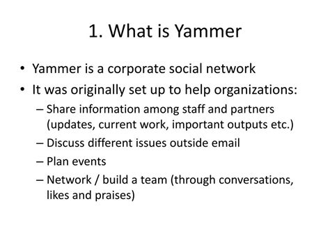 Yammer Meaning .